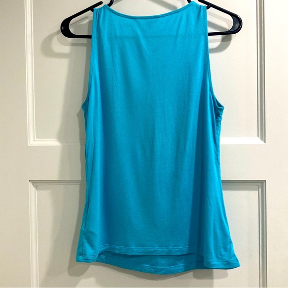 Banana Republic blue sleeveless top - Picture 2 of 5